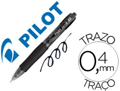 Esferografica pilot g-2 pixie preta tinta gel retratil pega de borracha , Pilot , 77897 , 4902505312298